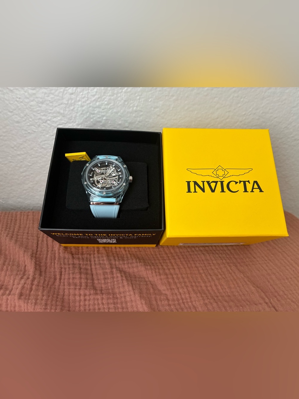Invicta Light Blue watch